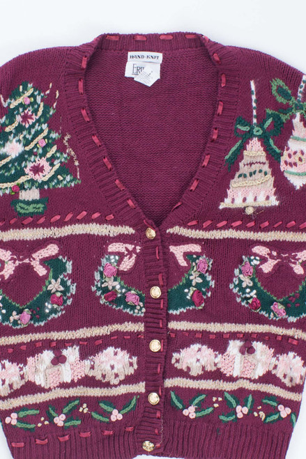 Red Ugly Christmas Cardigan 53748