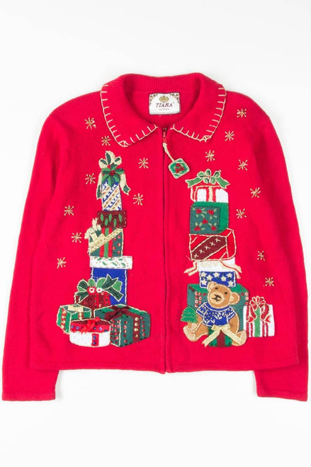 Red Ugly Christmas Cardigan 54084