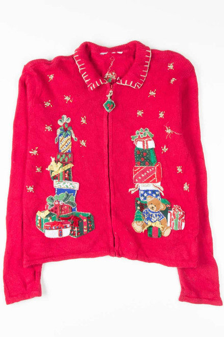 Red Ugly Christmas Cardigan 53888