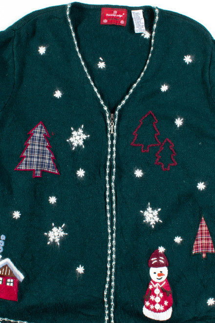 Green Ugly Christmas Cardigan 54035