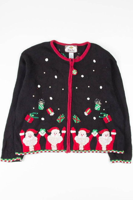 Black Ugly Christmas Cardigan 54086