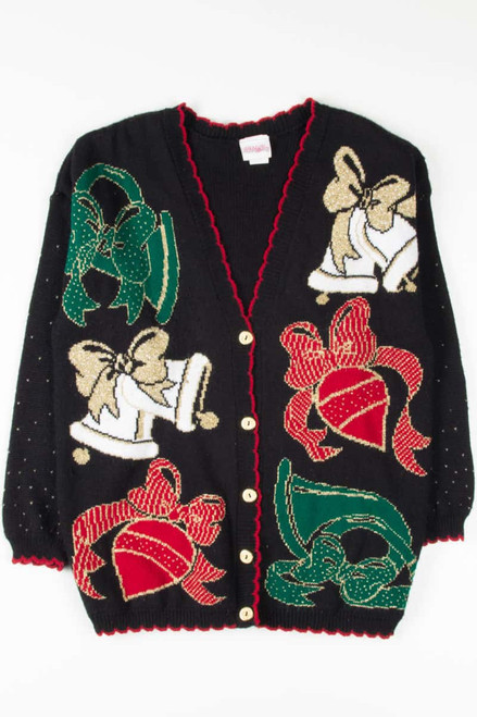 Black Ugly Christmas Cardigan 53844