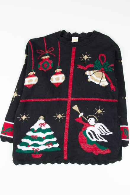 Black Ugly Christmas Pullover 54274