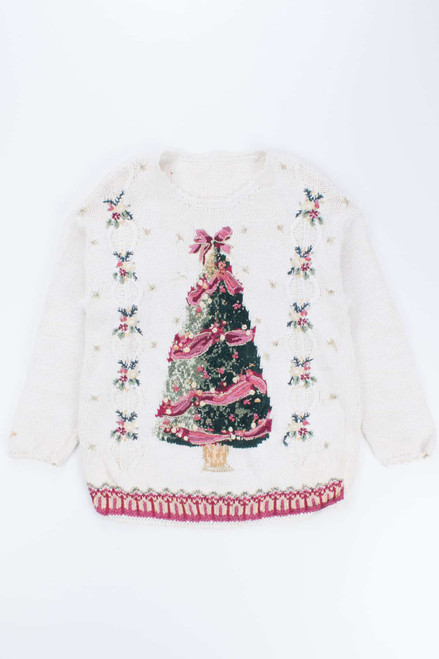 White Ugly Christmas Pullover 54189