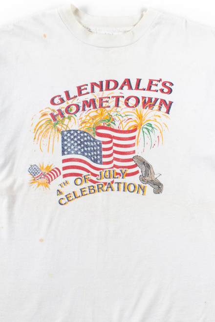 Glendale's Hometown 4th Of July T-Shirt (Single Stitch)
