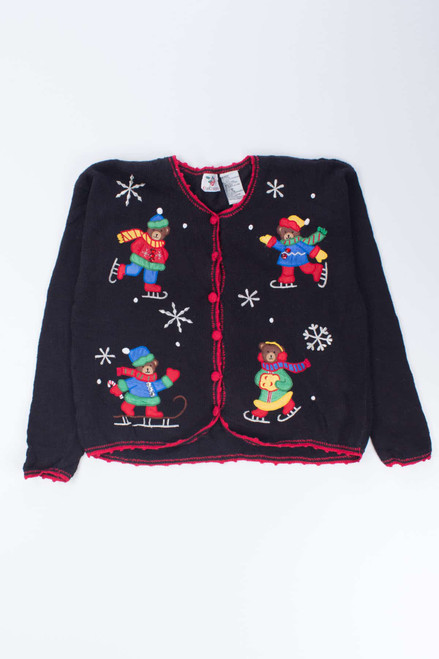 Black Ugly Christmas Cardigan 54359