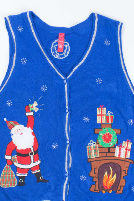 Blue Ugly Christmas Vest 54317