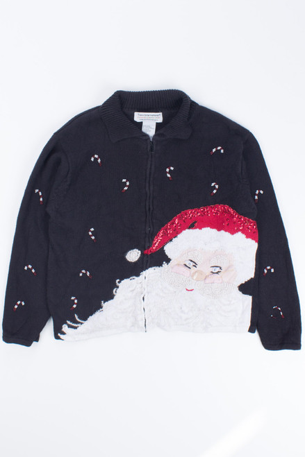 Black Ugly Christmas Cardigan 54051