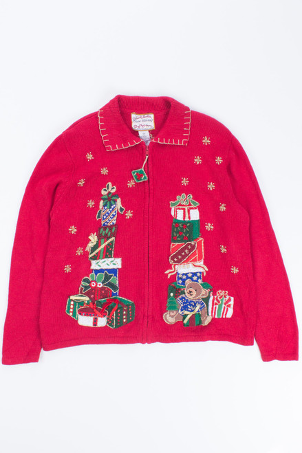 Red Ugly Christmas Cardigan 54052