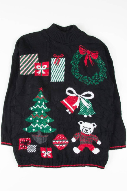 Black Ugly Christmas Pullover 54103