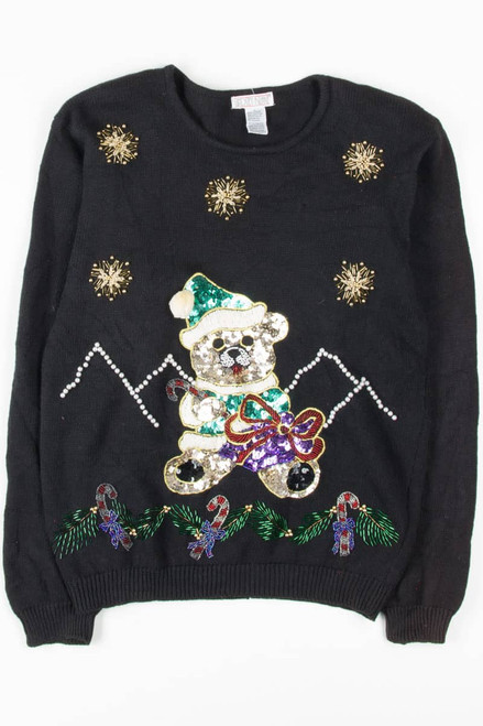 Black Ugly Christmas Pullover 54104