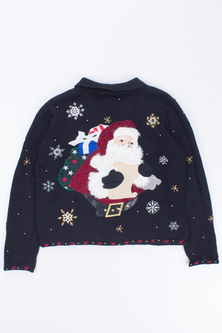 Black Ugly Christmas Cardigan 54055