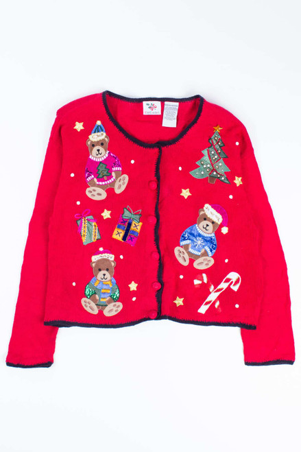 Red Ugly Christmas Cardigan 54414