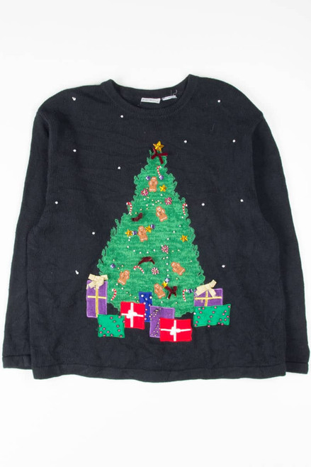 Black Ugly Christmas Pullover 54108