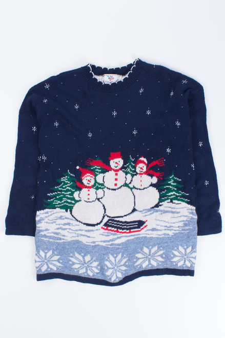 Blue Ugly Christmas Pullover 54058