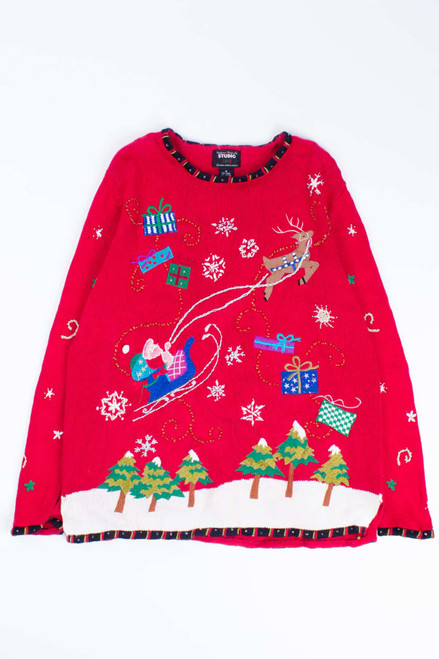 Red Ugly Christmas Pullover 54417