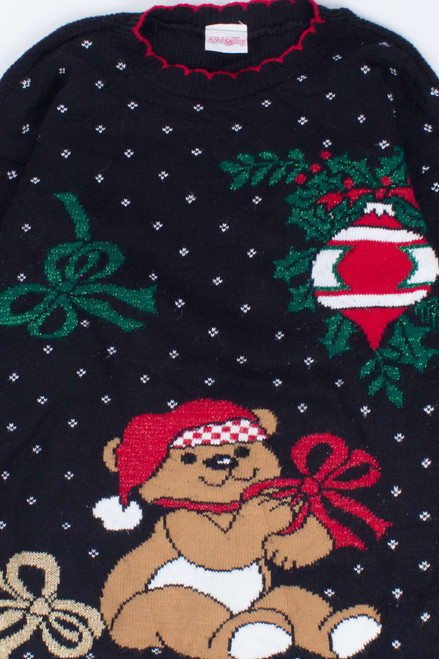 Black Ugly Christmas Pullover 54510