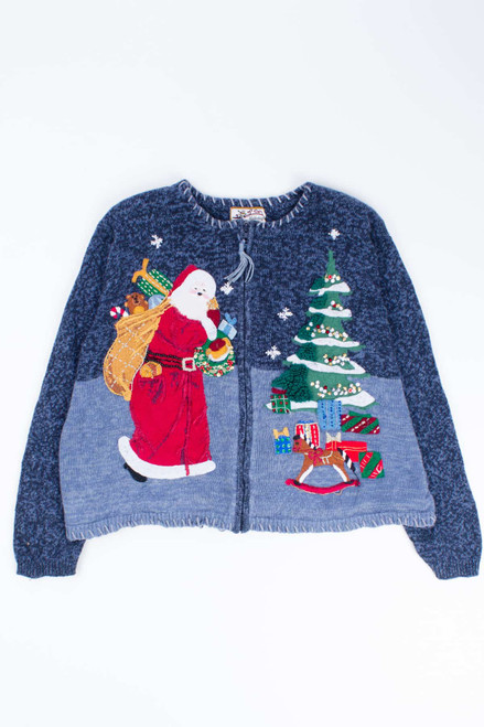 Blue Ugly Christmas Pullover 54878