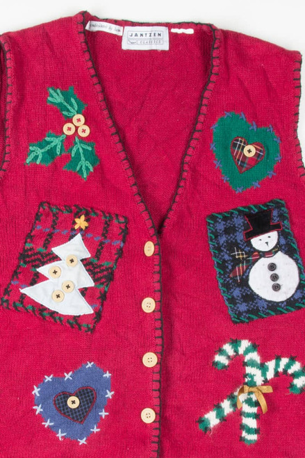 Red Ugly Christmas Vest 54650