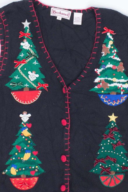 Black Ugly Christmas Vest 54797
