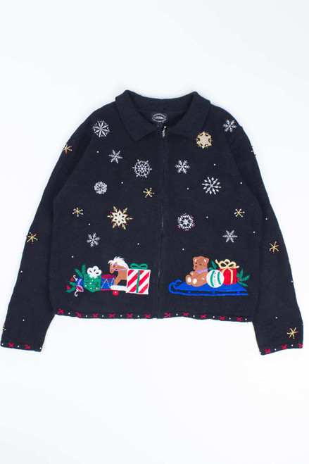 Black Ugly Christmas Pullover 54468