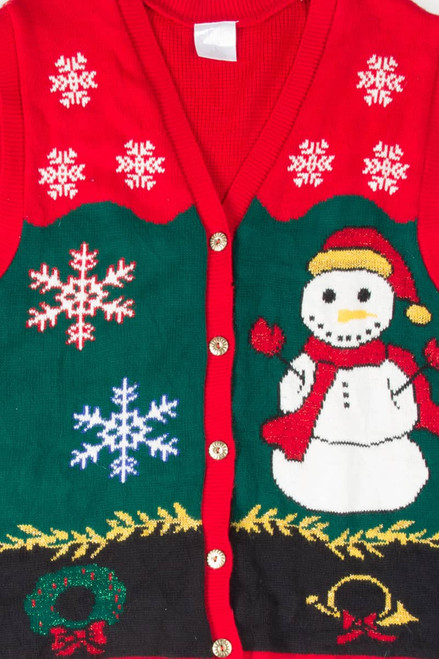 Multicolor Ugly Christmas Vest 54704