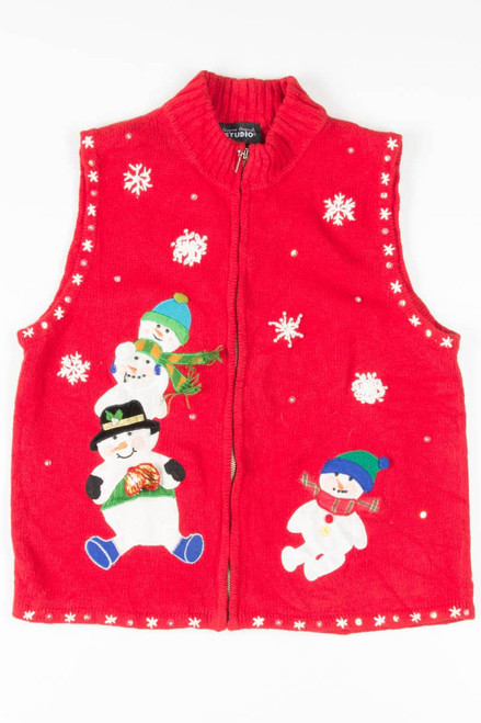 Red Ugly Christmas Vest 54657