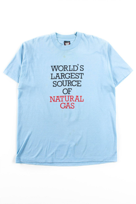 World's Largest Source of Natural Gas T-Shirt (Single Stitch)