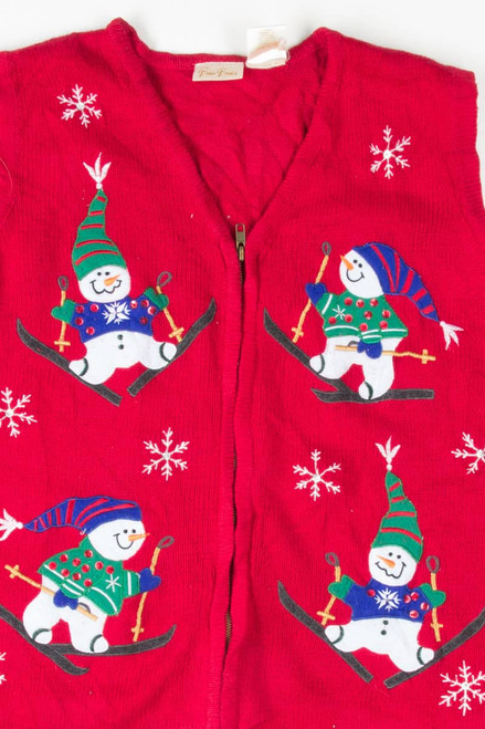 Red Ugly Christmas Vest 54658