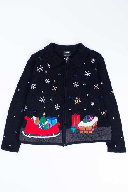 Black Ugly Christmas Pullover 54887