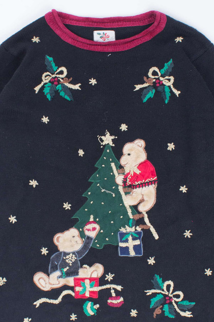 Black Ugly Christmas Pullover 54382