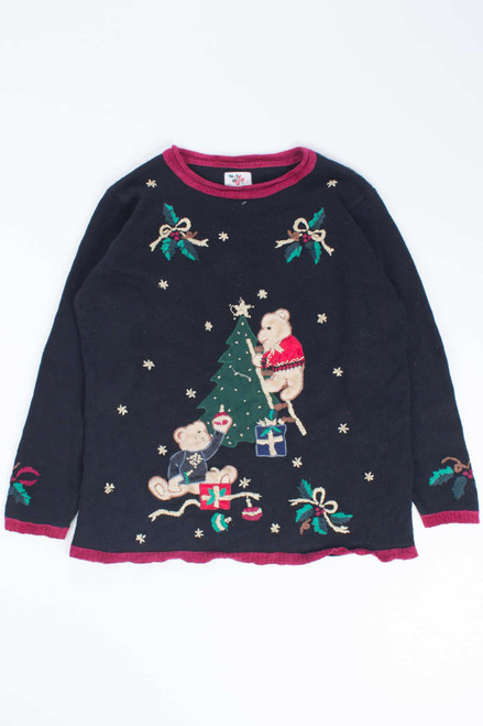 Black Ugly Christmas Pullover 54382