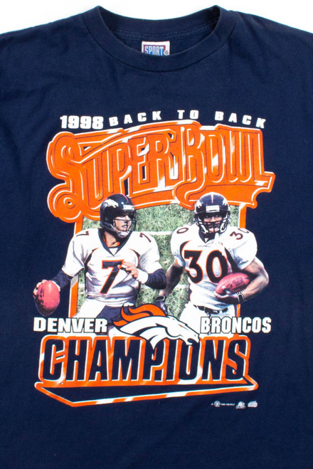 Broncos Back To Back Super Bowl Champions (1999) - Ragstock.com