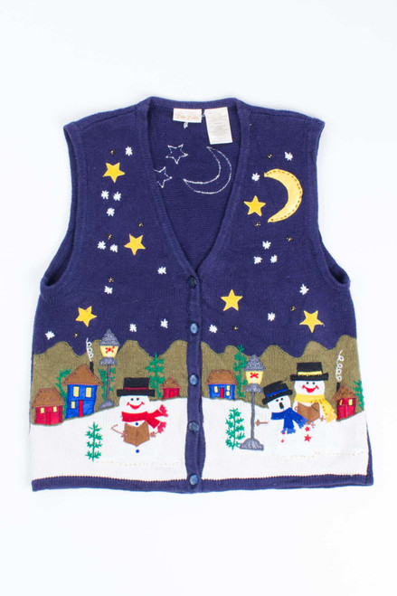 Blue Ugly Christmas Vest 55033
