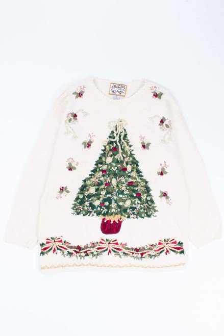 White Ugly Christmas Pullover 54709