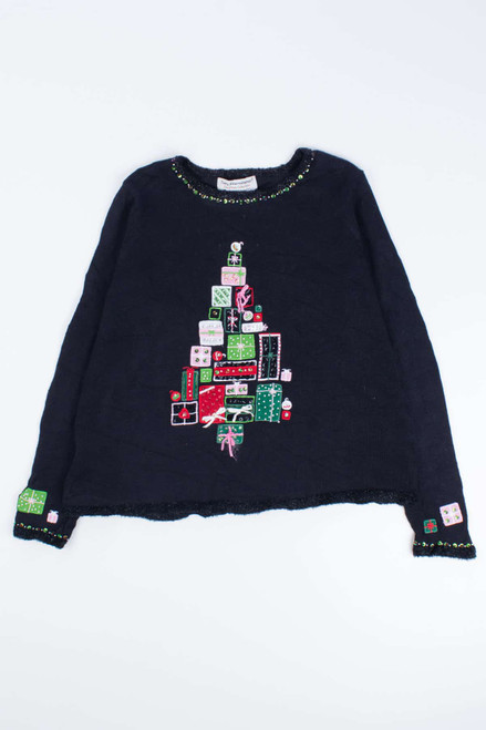 Black Ugly Christmas Pullover 55158