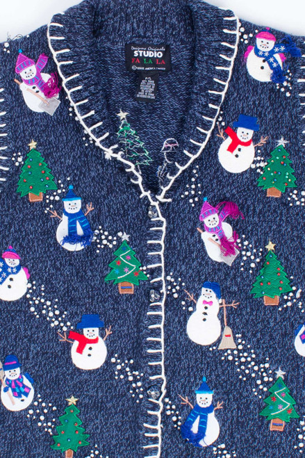 Blue Ugly Christmas Vest 55035