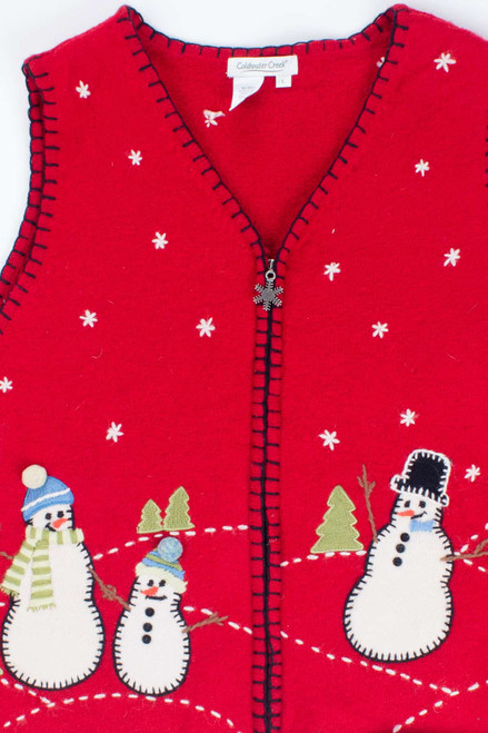 Red Ugly Christmas Vest 54761