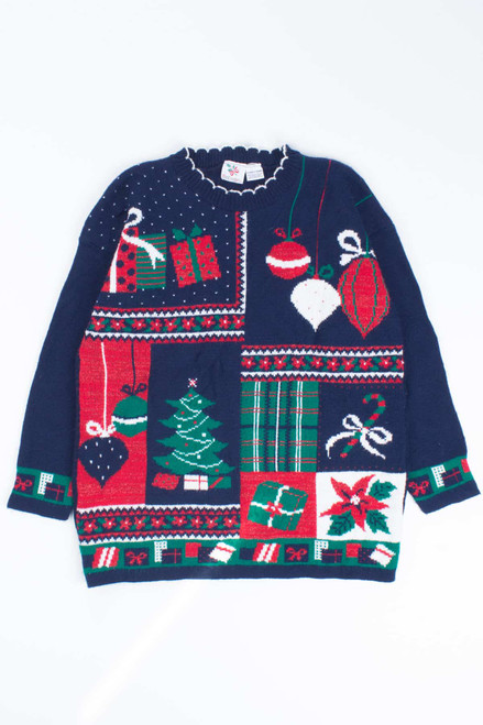 Blue Ugly Christmas Pullover 54435