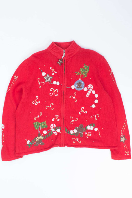 Red Ugly Christmas Cardigan 54390