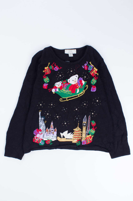Black Ugly Christmas Pullover 54572