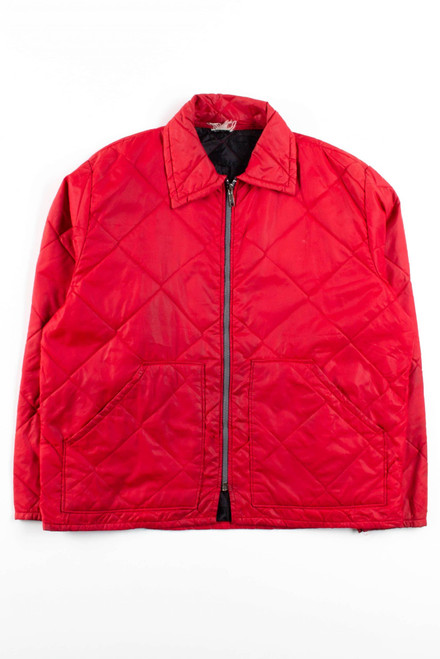 Red Quilted Jacket