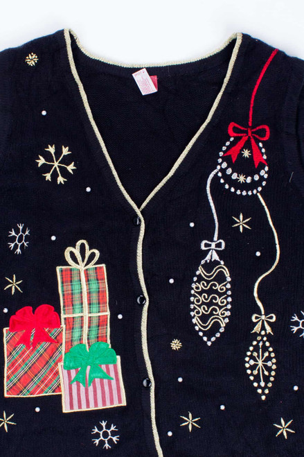 Black Ugly Christmas Vest 54774