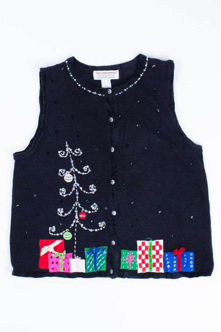 Black Ugly Christmas Vest 54857