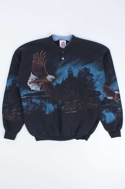 Vintage Art Unlimited Eagle Graphic Sweatshirt
