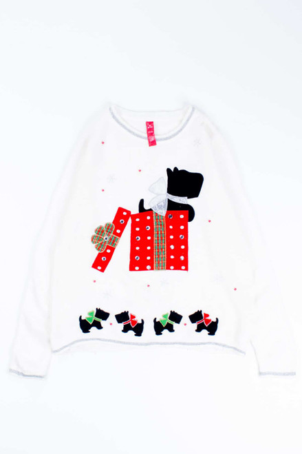 White Ugly Christmas Pullover 54403