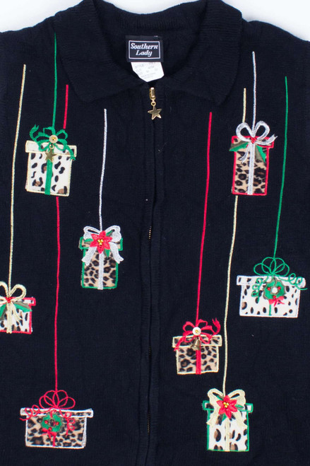 Black Ugly Christmas Vest 54859