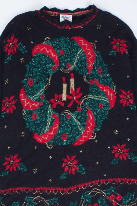 Black Ugly Christmas Pullover 55129