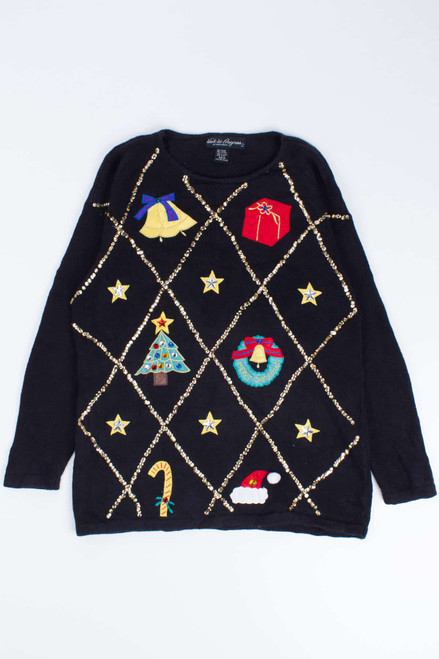 Black Ugly Christmas Pullover 54497
