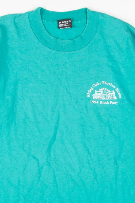 Riding Club 1994 Block Party T-Shirt (Single Stitch)